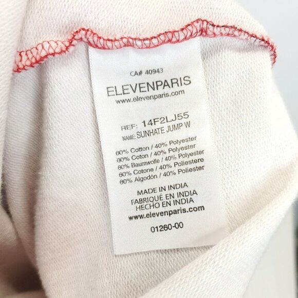Eleven Paris Pullover Crewneck Moss 74 Sweatshirt - Picture 10 of 12